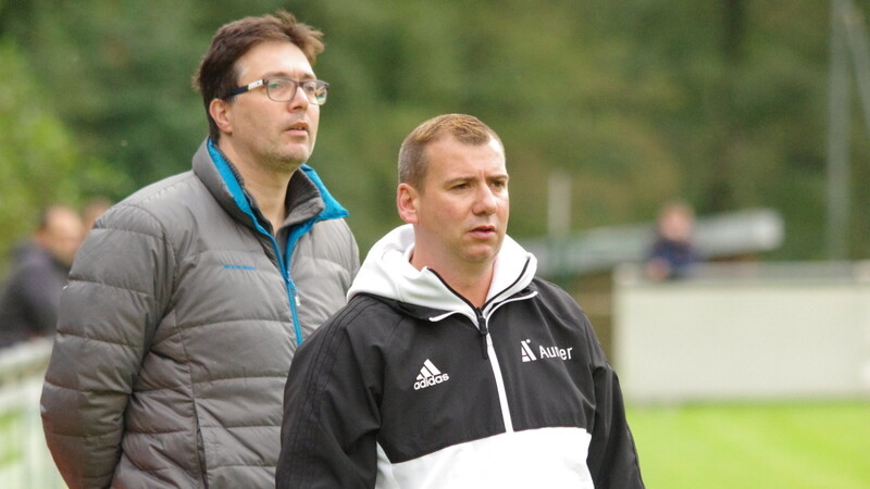 Wörths Trainer Walter Luttner (rechts) und Abteilungsleiter Armin Lorenz sehen optimistisch in die Zukunft.