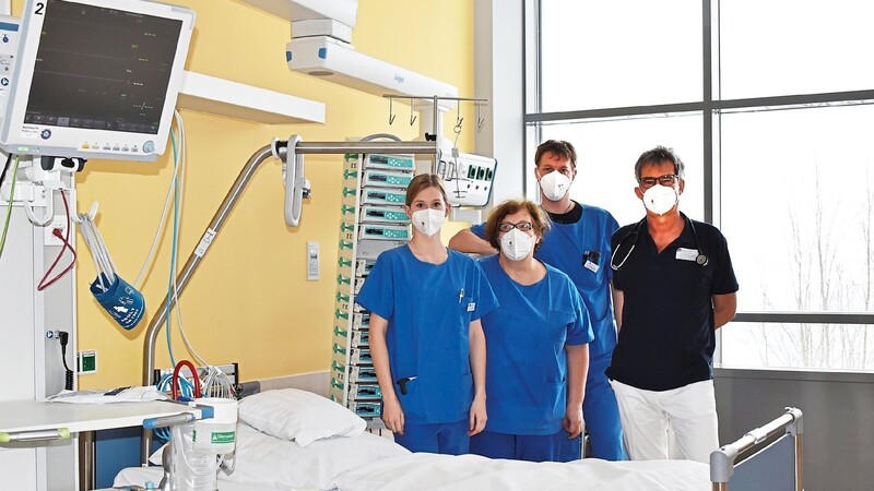 Chefarzt Wolfgang Sieber (rechts) und seine Kollegen haben in der Kreisklinik Wörth sehr viel zu tun.