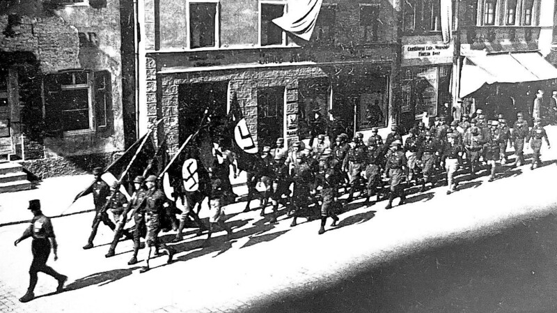 Der "Großdeutscher Tag" am 11./12. August 1928 in Dingolfing.