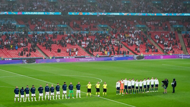 Ab den Halbfinals dürfen mehr als 60.000 Zuschauer ins Wembley Stadion in London.