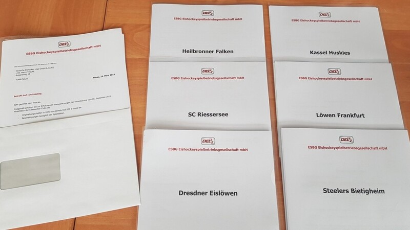 Diese sechs Teams haben fristgerecht die Unterlagen für die DEL eingereicht.