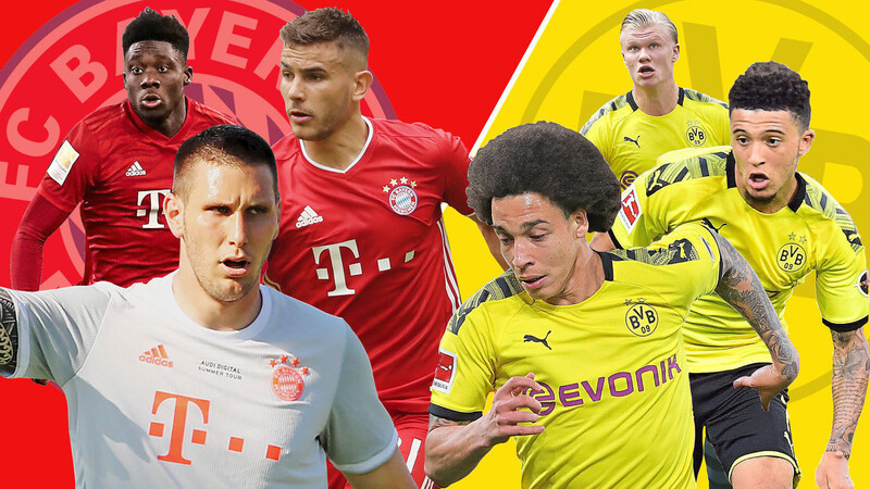 Die wichtigen Transfers der Bayern (Niklas Süle, Alphonso Davies, Lucas Hernández) gegen die der Dortmunder (Axel Witsel, Jadon Sancho, Erling Haaland): Vorteil für den BVB.