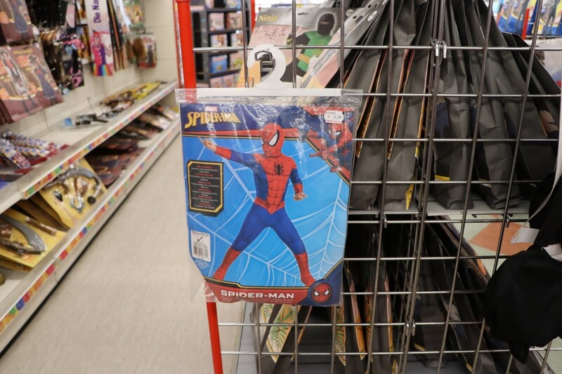 Beliebtes Kostüm: Marvels Superheld Spiderman. 