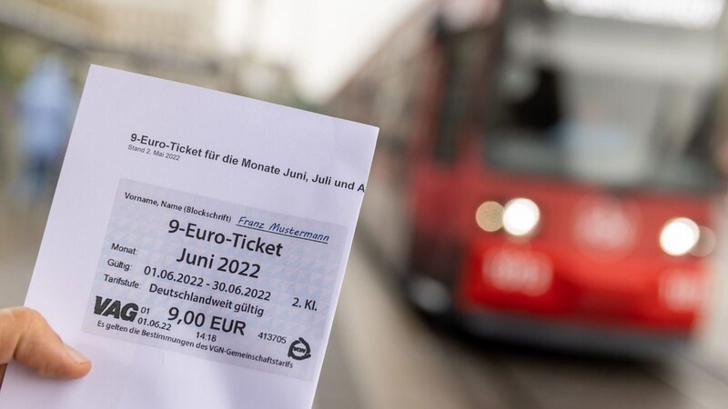 44 Prozent der Menschen in Deutschland wollen das 9-Euro-Ticket nutzen. (Symbolbild)