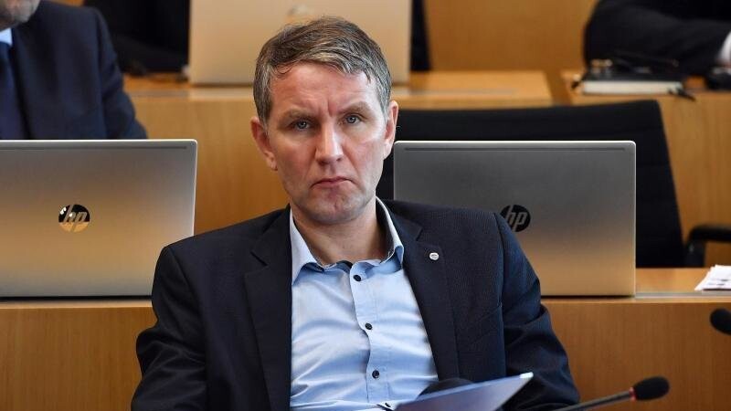 Björn Höcke Anfang März im Plenarsaal des Thüringer Landtages.