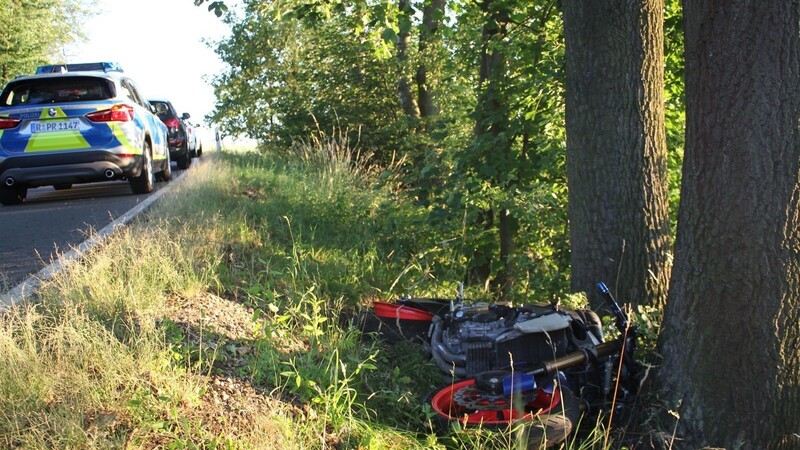 Für den 23-jährigen Motorradfahrer aus dem Landkreis Straubing-Bogen kam jede Hilfe zu spät: Er starb noch am Unfallort.