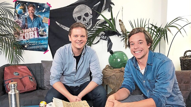 Der Regisseur u´nd sein hauptdarsteller: Martin Tischner (links) und Tobias Krell.