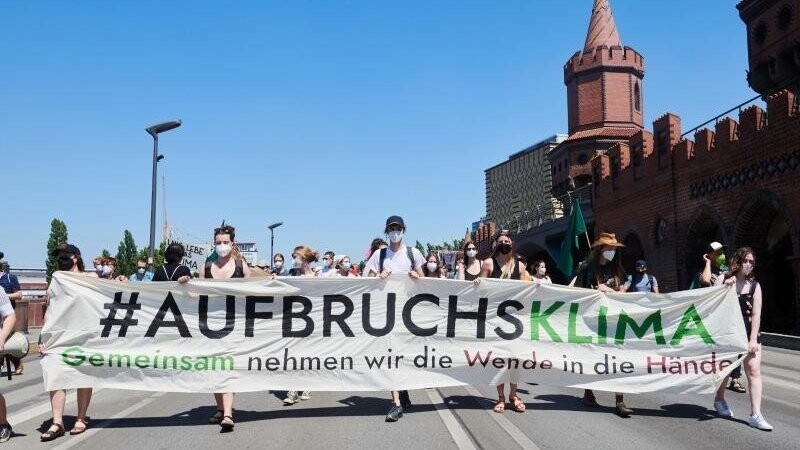 Demonstration von Fridays For Future in Berlin.