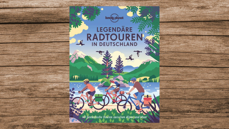 "Legendäre Radtouren in Deutschland", 288 Seiten, erschienen bei Lonely Planet/Mairdumont.