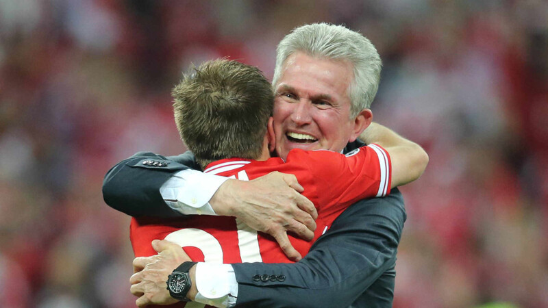 Am Ziel ihrer Träume: Philipp Lahm (v.) und Jupp Heynckes nach dem Sieg im Champions-League-Finale 2013.
