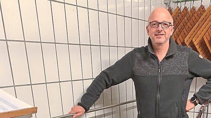 OGV-Vorstand Matthias Gebhard freut sich auf viele Sauerkraut-Abnehmer.