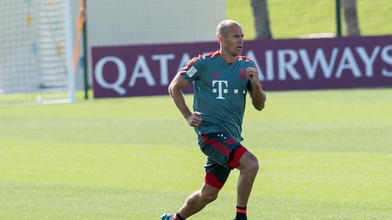 Arjen Robben schuftete bereits im Wintertrainingslager in Katar für sein Comeback im Trikot des FC Bayern, musste aber immer wieder Rückschläge hinnehmen.