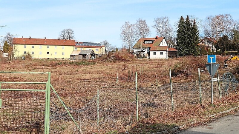 Auf dem Gelände der früheren Schrebergärten wird derzeit aufgeräumt.