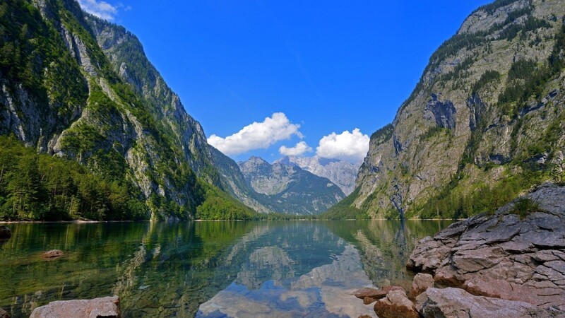 Einfach traumhaft schön: der Königssee im Berchtesgadener Land.