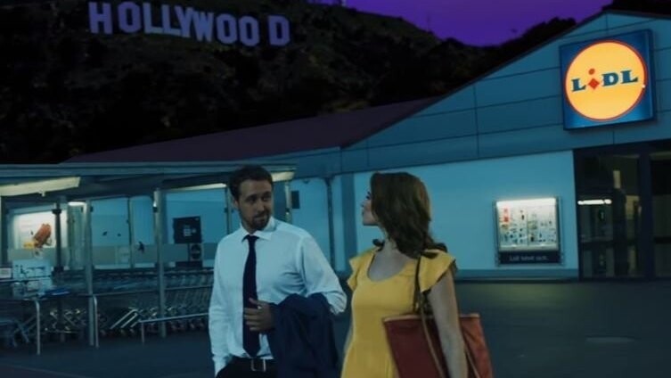 In seinem neuestes Werbe-Spot parodiert der Discounter Lidl den Oscar-Abräumer "La La Land".