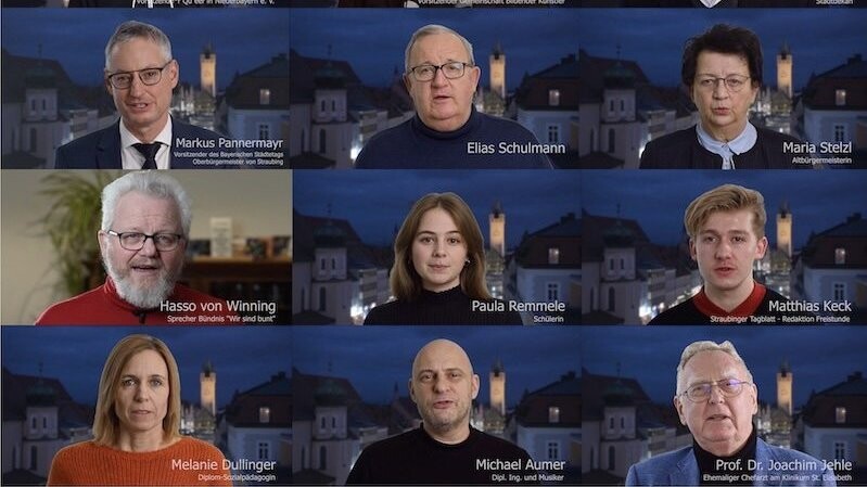 Diese zwölf Straubinger erklären in Videostatements, warum sie den Aufruf "Demokratie und Rechtsstaat bewahren" unterzeichnet haben.