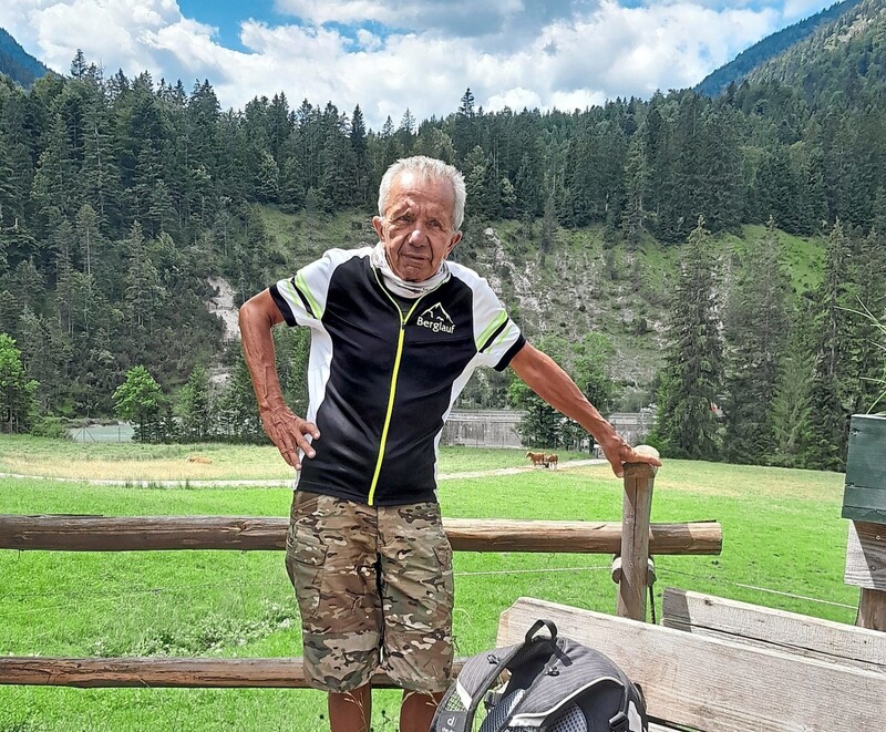 In herrlicher Naturkulisse zu laufen - wie hier im Karwendelgebirge -, ist das eine. Das andere ist für Ferdinand Winterstötter, Familien in Not Gutes zu tun. 