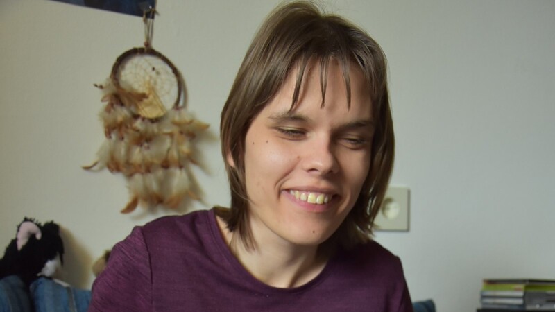 Franziska Sgoff aus Freising ist von Geburt an blind.
