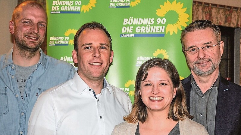 Die Marktgemeinderatskandidaten Christian Koch (v.l.), Dominik Heinemann, Susanne Geldner und Marcus Rüsenberg wollen im März ins Rathaus einziehen und die Interessen der Bürger vertreten.