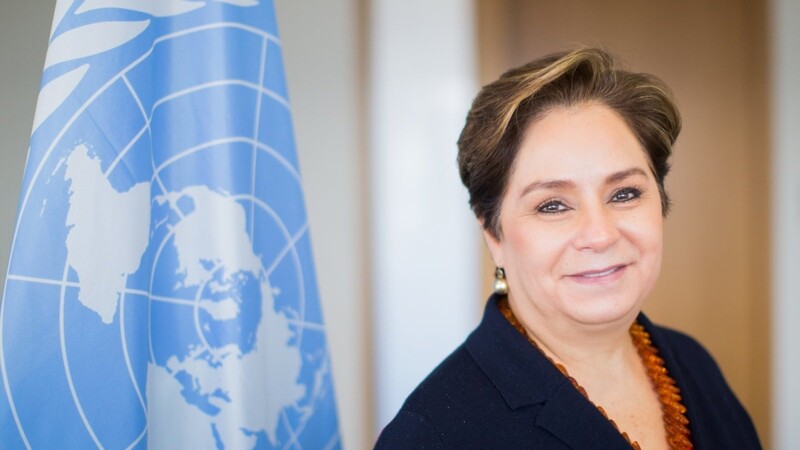 atricia Espinosa Cantellano, Generalsekretärin der Klimarahmenkonvention der Vereinten Nationen, ruft die Welt in Bonn zum Handeln auf.