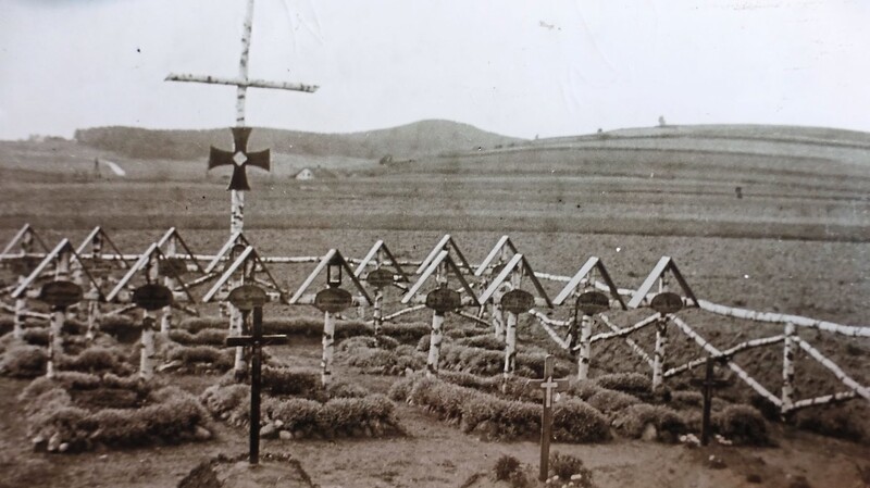 Die Soldatengräber 1945: Die 15 Soldaten erhielten eine würdige Begräbnisstätte.
