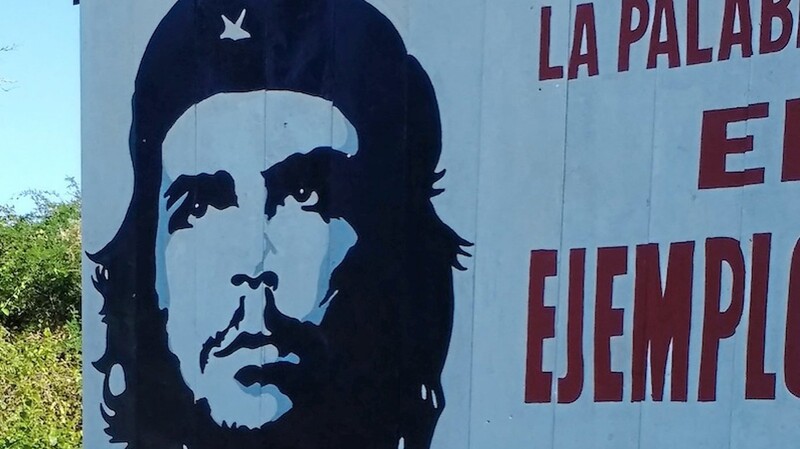 Allgegenwärtig ist Che Guevara.