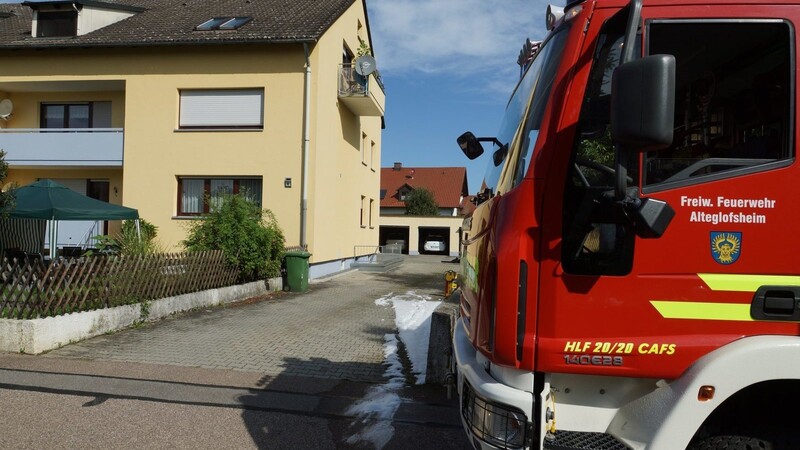 Zu diesem Mehrfamilienhaus in der Birkenhaus wurde die FFW Alteglofsheim zur Bekämpfung eines Wohnungsbrandes gerufen.
