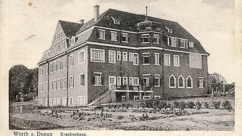 Das Krankenhaus um 1920: Es steht heute noch am selben Ort.