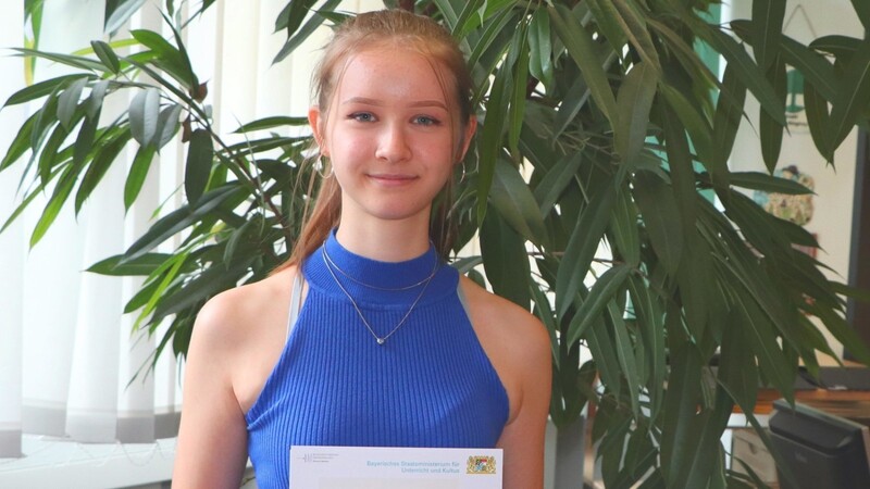 Clara Droste gewann beim Wettbewerb für Fremdsprachen SOLO auf Landesebene einen 2. Preis.