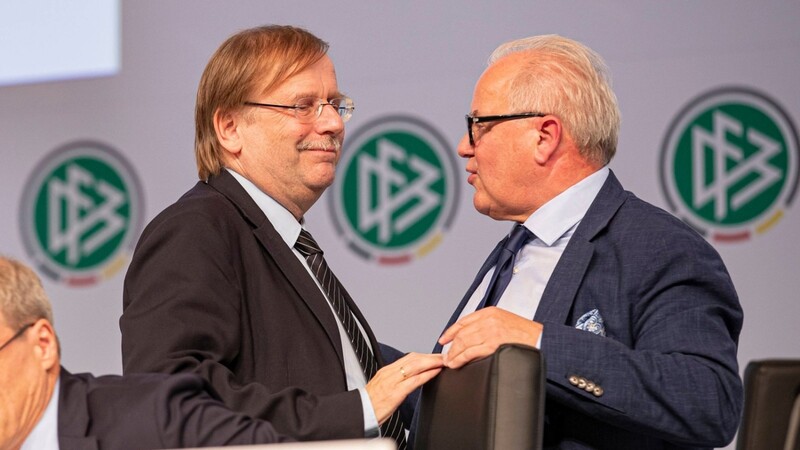 DFB-Vizepräsident Rainer Koch (l.) und Ex-Präsident Fritz Keller.