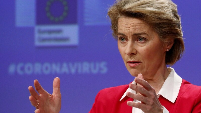 "Die vielen Milliarden, die heute investiert werden müssen, um eine größere Katastrophe abzuwenden, werden Generationen binden", sagt EU-Kommissionspräsidentin Ursula von der Leyen.