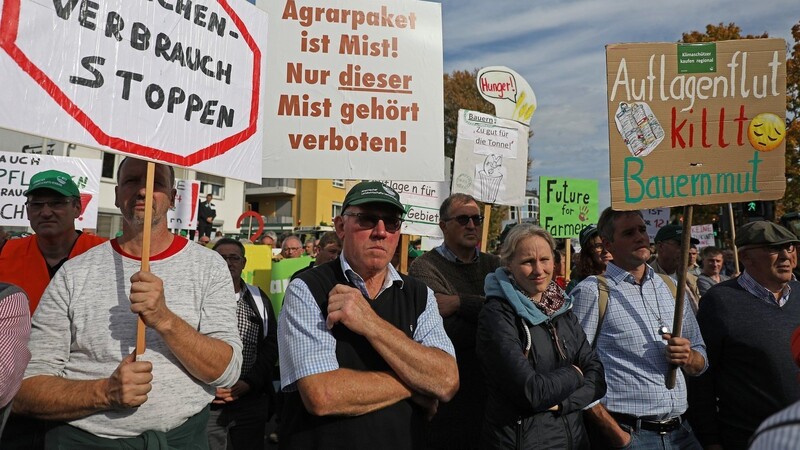 Landwirte wollen gegen die Agrarpolitik der Bundesregierung demonstrieren. (Archivfoto)
