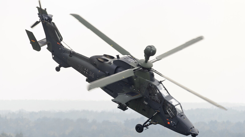 Ein "Tiger"-Hubschrauber der Bundeswehr stürzte 2017 in Mali ab.