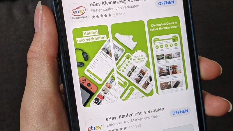 Die App von Ebay Kleinanzeigen. Wer hier seine alten Sachen verkauft, wird nun vom Finanzamt ins Visier genommen.