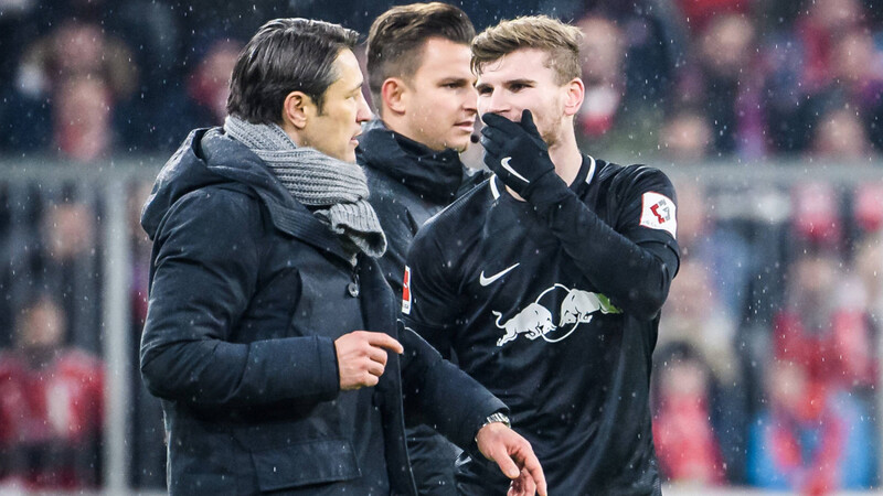 Bald gemeinsam für den FC Bayern? Trainer Niko Kovac (li.) und RB-Leipzig-Star Timo Werner.