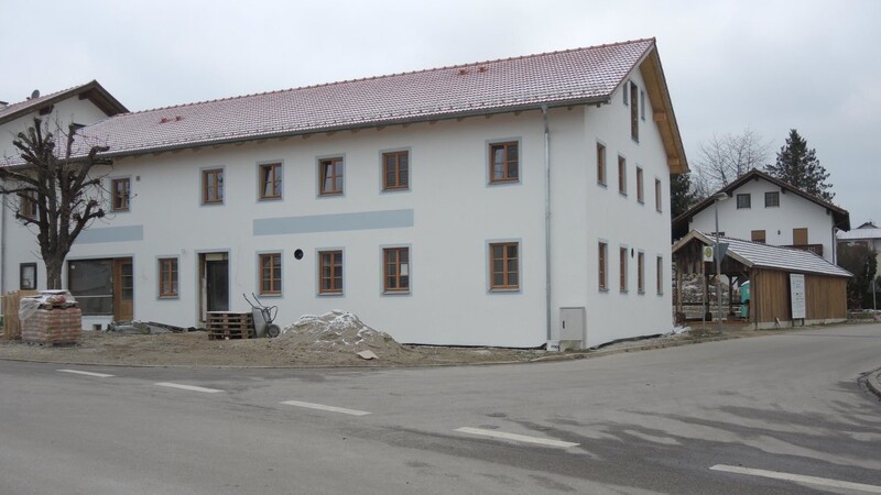 Die Arbeiten am Dorfwirtshaus in Seifriedswörth sind schon weit fortgeschritten.