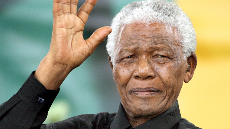 Der ehemalige südafrikanische Präsident und Nobelpreisträger Nelson Mandela.