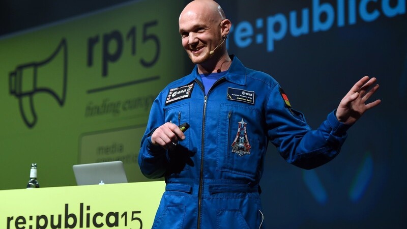 Der Astronaut Alexander Gerst wird wieder bei der re:publica zu Gast sein.
