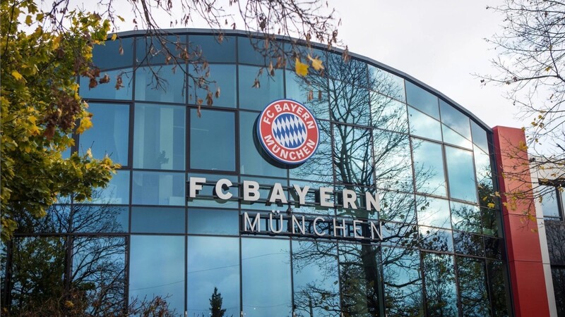 Die Geschäftsstelle des FC Bayern München in der Säbener Straße.