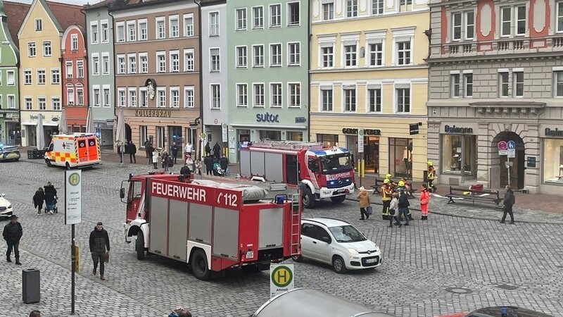 Am Mittwochmittag gab es einen Feuerwehreinsatz in der Landshuter Altstadt.