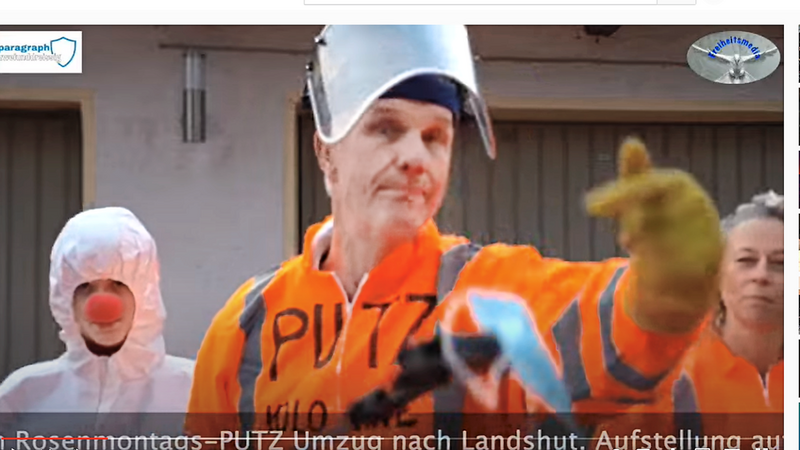 Als selbsternannte "PUTZKolonne" halten sich die Protagonisten, darunter Bernd T. Dreyer (Foto), in einem Youtube-Video, das auf dem Kanal des Vereins "Bayern steht zusammen" erschienen ist, nicht zurück mit eindeutigen Wortspielen, die sich gegen Oberbürgermeister Alexander Putz richten.