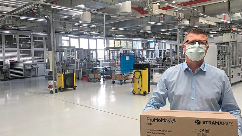 Nicht einmal die Stadt kauft "Made in Straubing", erzählt Denis Köhler vom Vertrieb MedTech bei Strama.