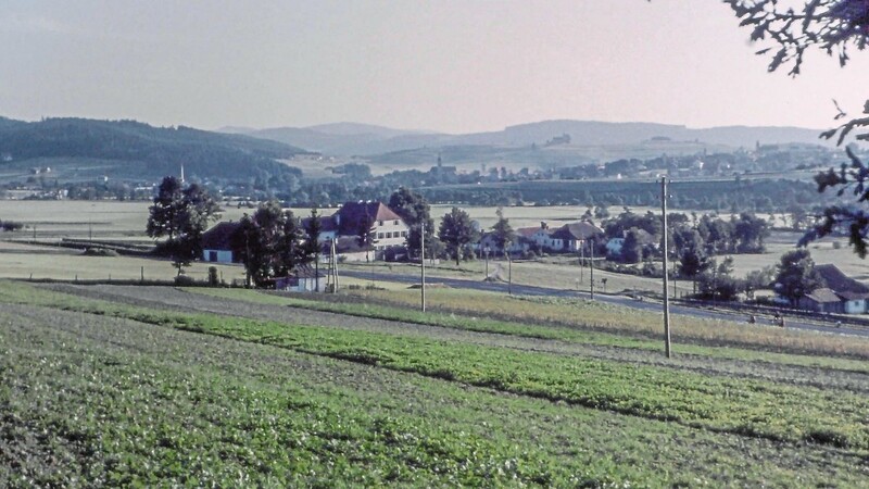 1959: das Anwesen "Sperlhammer" im Tal des Weißen Regen