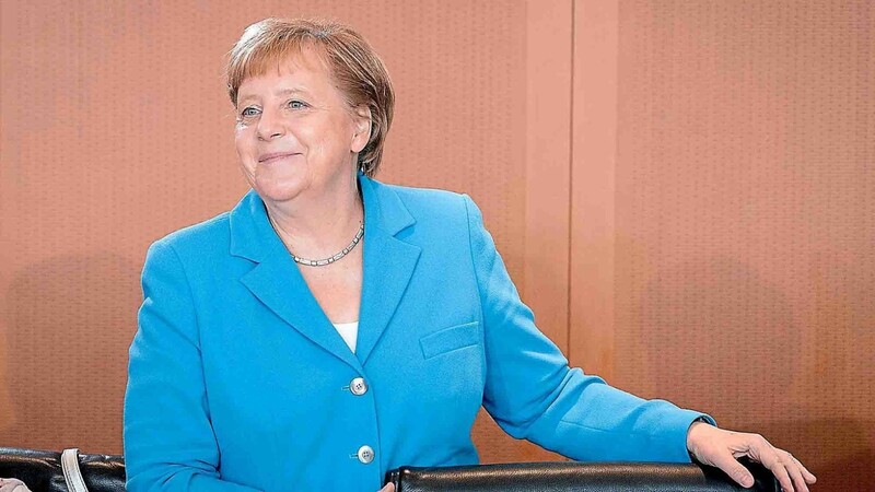Bundeskanzlerin Angela Merkel ist zufrieden. Doch in der großen Koalition rumort es.
