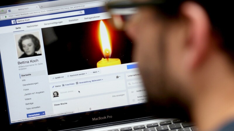 Facebook ermöglicht es, ein Konto auf Antrag in den Gedenkmodus versetzen zu lassen.