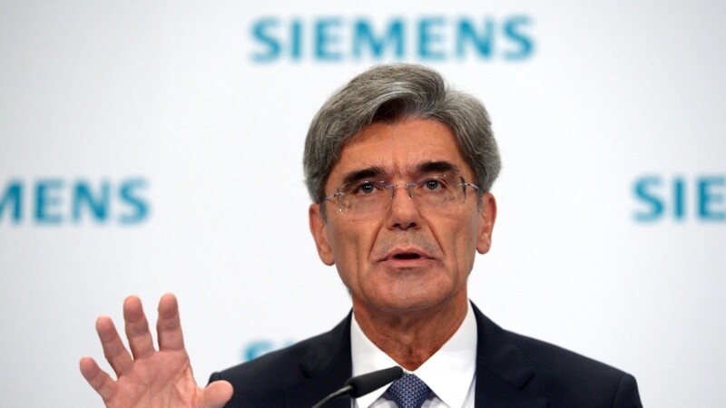 Siemens-Chef Joe Kaeser ist vorsichtig optimistisch.