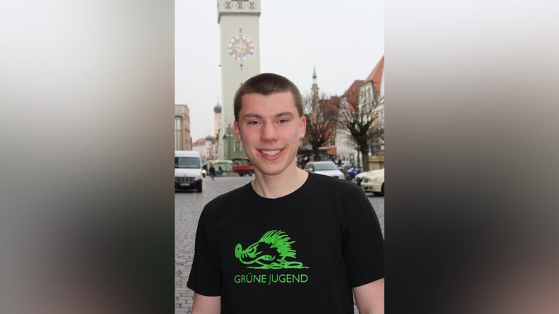 Will Stacheln setzen: Matthias Ernst (19 Jahre) von der Grünen Jugend. (Foto: sos)