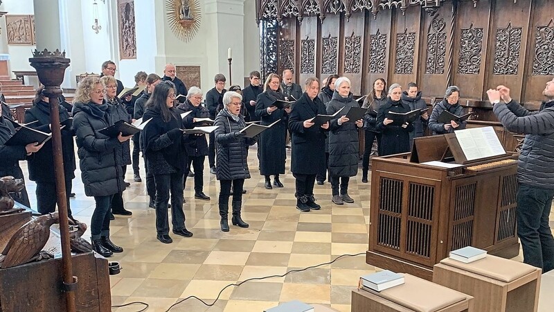 Sieben Chorwerke aus der Adventszeit präsentierte die Münstermusik.  Foto: Niko Firnkees