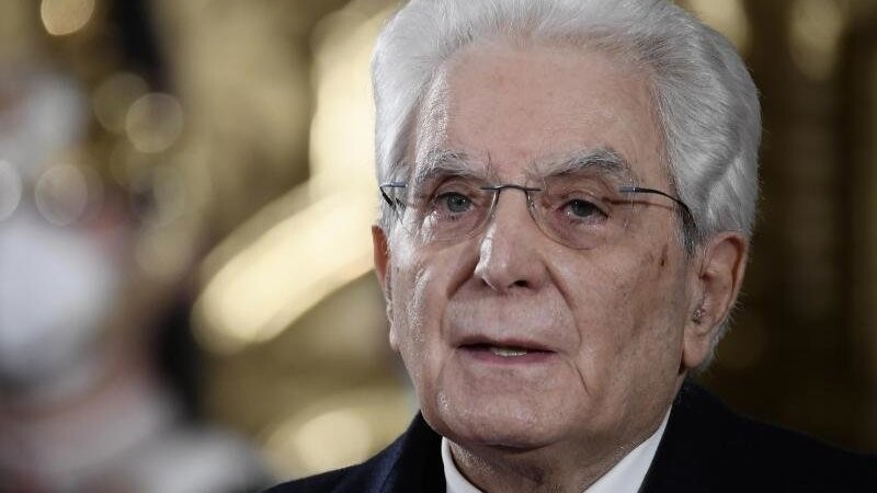 Der 80-jährige Sergio Mattarella ist erneut zum Präsidenten in Italien gewählt worden.