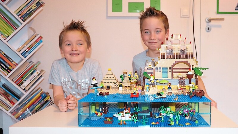 Ben und Luca kamen mit diesem Modell unter die Top 20 bei der diesjährigen Legoland Familien-Challenge.